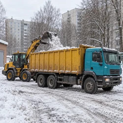 Погрузка и вывоз снега